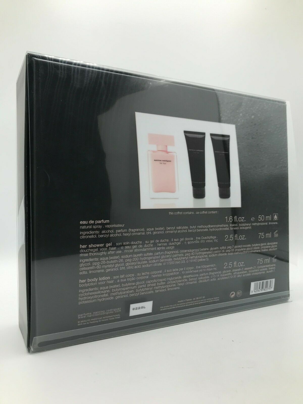 Narciso Rodriguez for her EDP gift set